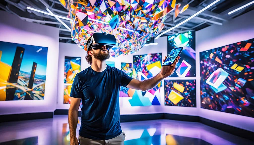 Mobile Games for Exploring Virtual Reality Art Galleries